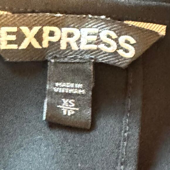 Express Women's Black Sheer Lightweight Sleeveless Blouse Cami XS %100 polyester - Picture 6 of 6